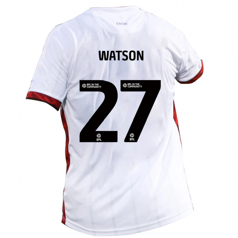 Danxen Dámské Louie Watson #27 Bílá Červená Černá Daleko Hráčské Dresy 2025/26 Dres
