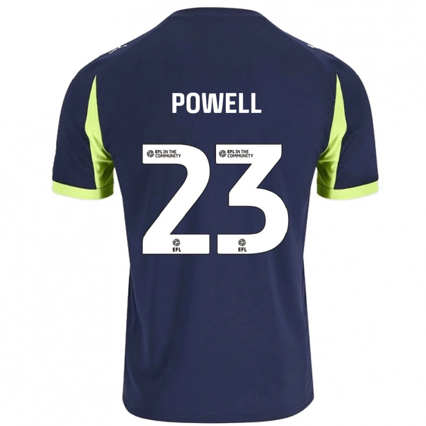 Danxen Dámské Jack Powell #23 Námořnická Fluorescenční Zelená Daleko Hráčské Dresy 2025/26 Dres
