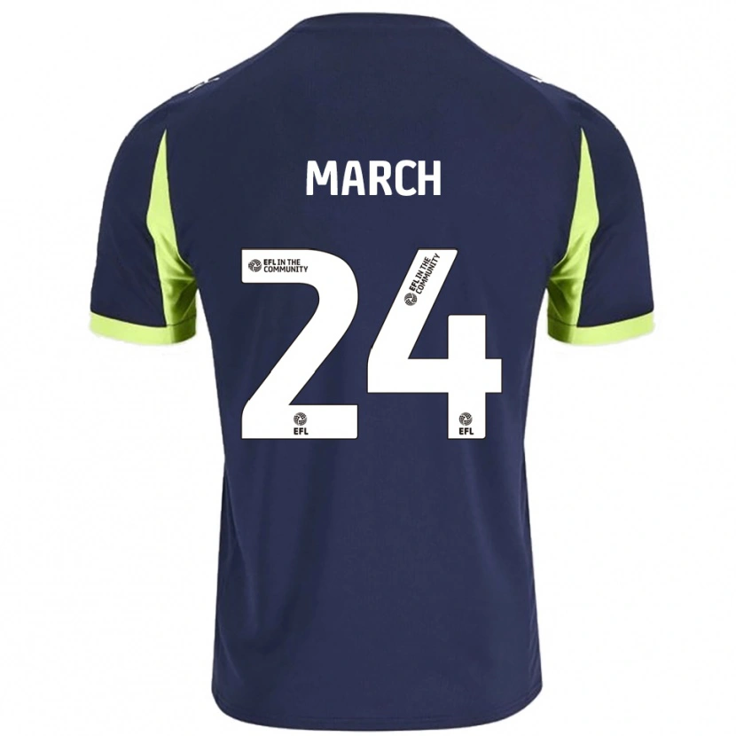 Danxen Dámské Josh March #24 Námořnická Fluorescenční Zelená Daleko Hráčské Dresy 2025/26 Dres