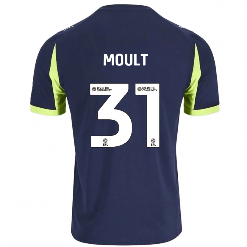 Danxen Dámské Louis Moult #31 Námořnická Fluorescenční Zelená Daleko Hráčské Dresy 2025/26 Dres