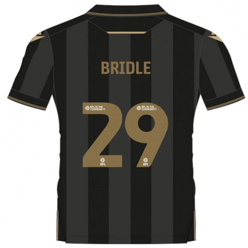 Danxen Dámské Harry Bridle #29 Černá Zlatá Daleko Hráčské Dresy 2025/26 Dres