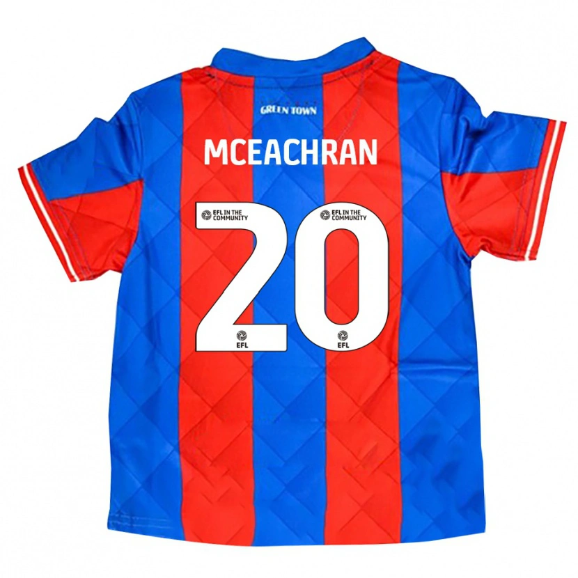 Danxen Dámské George Mceachran #20 Modrá Červená Bílá Daleko Hráčské Dresy 2025/26 Dres