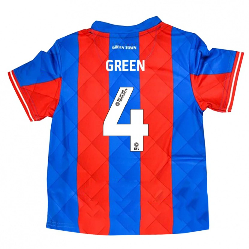 Danxen Dámské Kieran Green #4 Modrá Červená Bílá Daleko Hráčské Dresy 2025/26 Dres