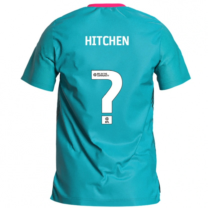 Danxen Dámské Rebecca Hitchen #0 Nebesky Modrá Růžová Daleko Hráčské Dresy 2025/26 Dres