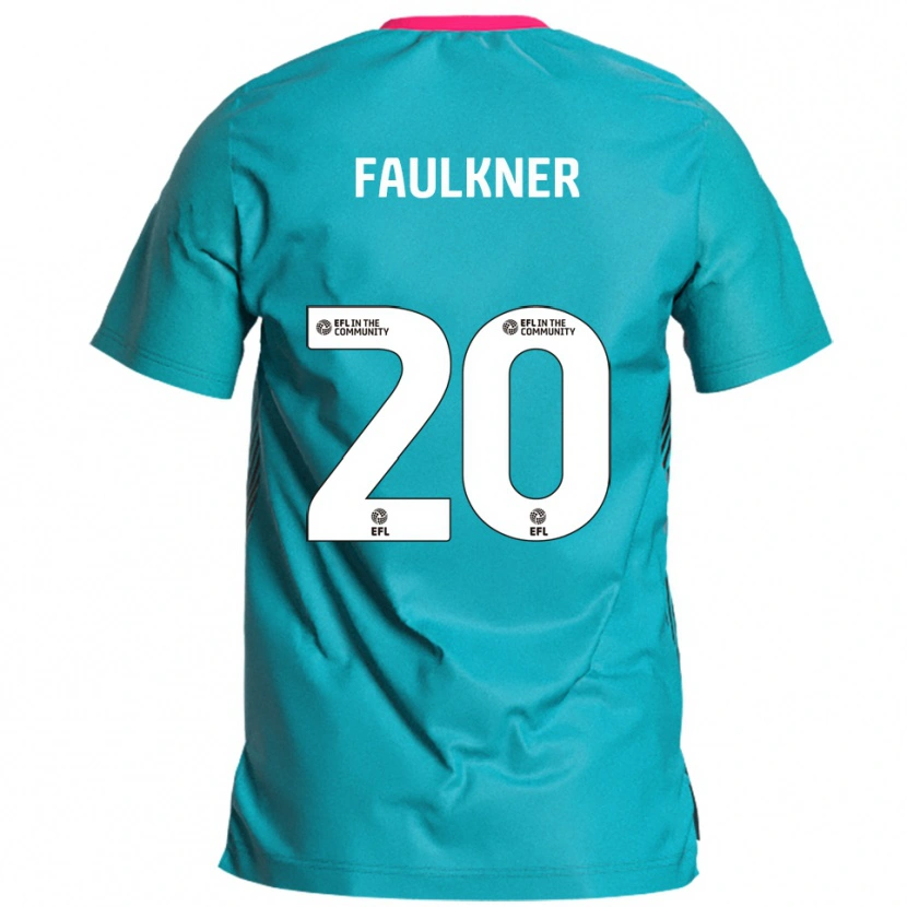 Danxen Dámské Bobby Faulkner #20 Nebesky Modrá Růžová Daleko Hráčské Dresy 2025/26 Dres