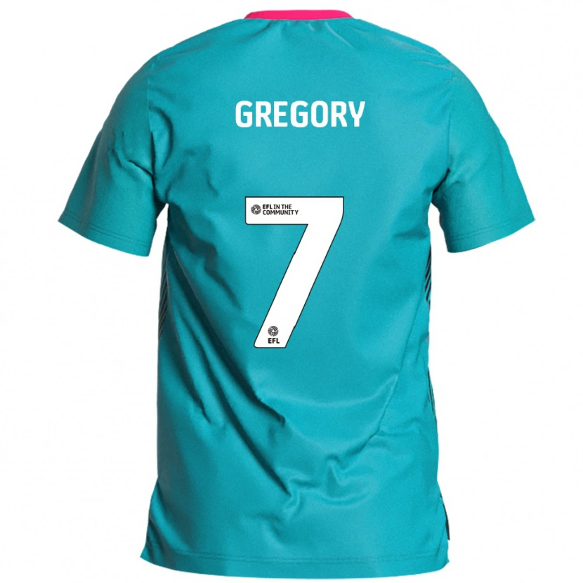 Danxen Dámské Chester Gregory #7 Nebesky Modrá Růžová Daleko Hráčské Dresy 2025/26 Dres