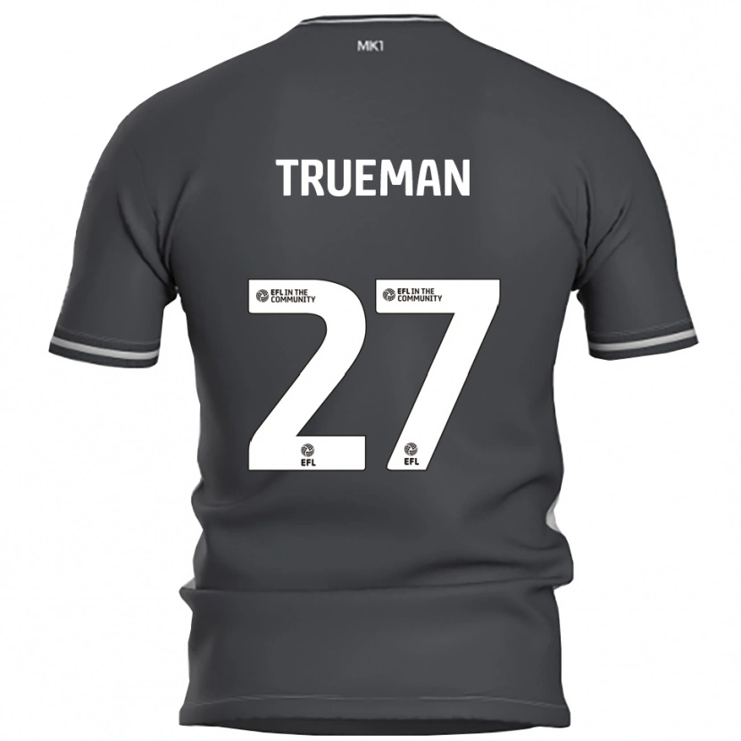 Danxen Dámské Connal Trueman #27 Šedá Stříbrná Daleko Hráčské Dresy 2025/26 Dres