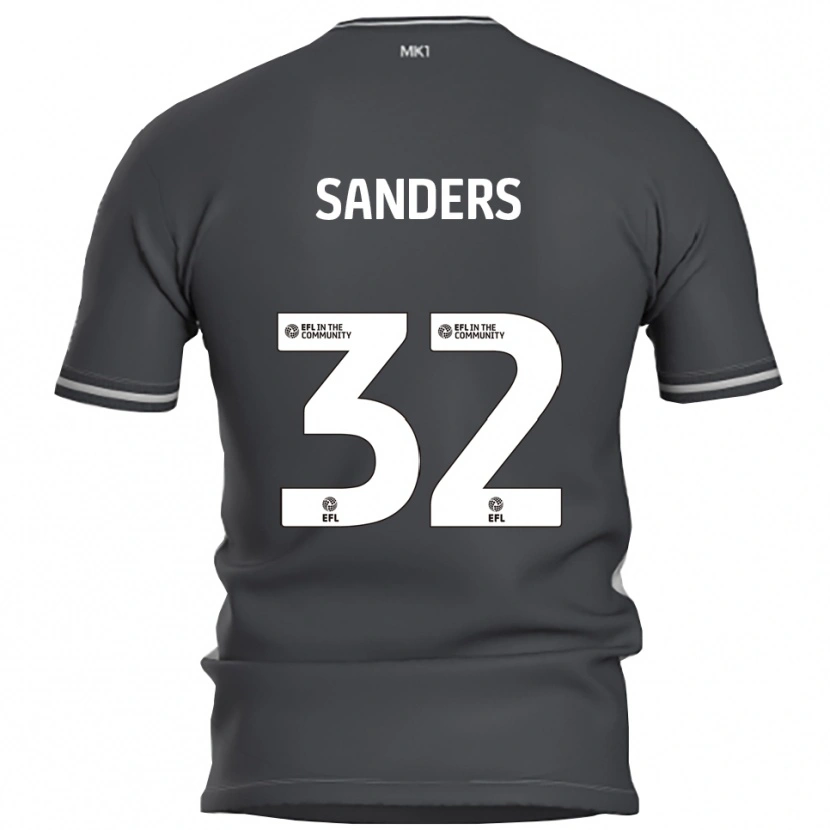Danxen Dámské Jack Sanders #32 Šedá Stříbrná Daleko Hráčské Dresy 2025/26 Dres