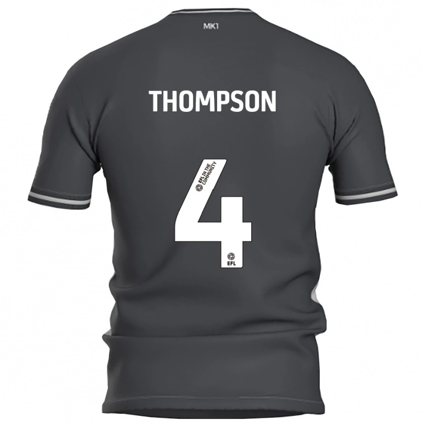 Danxen Dámské Nathan Thompson #4 Šedá Stříbrná Daleko Hráčské Dresy 2025/26 Dres