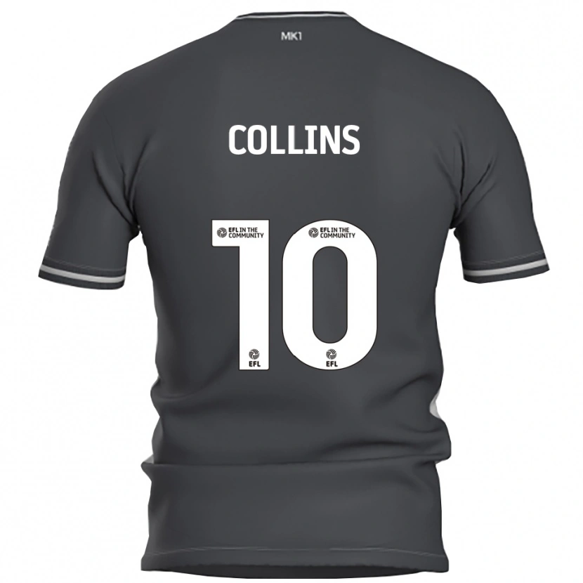 Danxen Dámské Aaron Collins #10 Šedá Stříbrná Daleko Hráčské Dresy 2025/26 Dres
