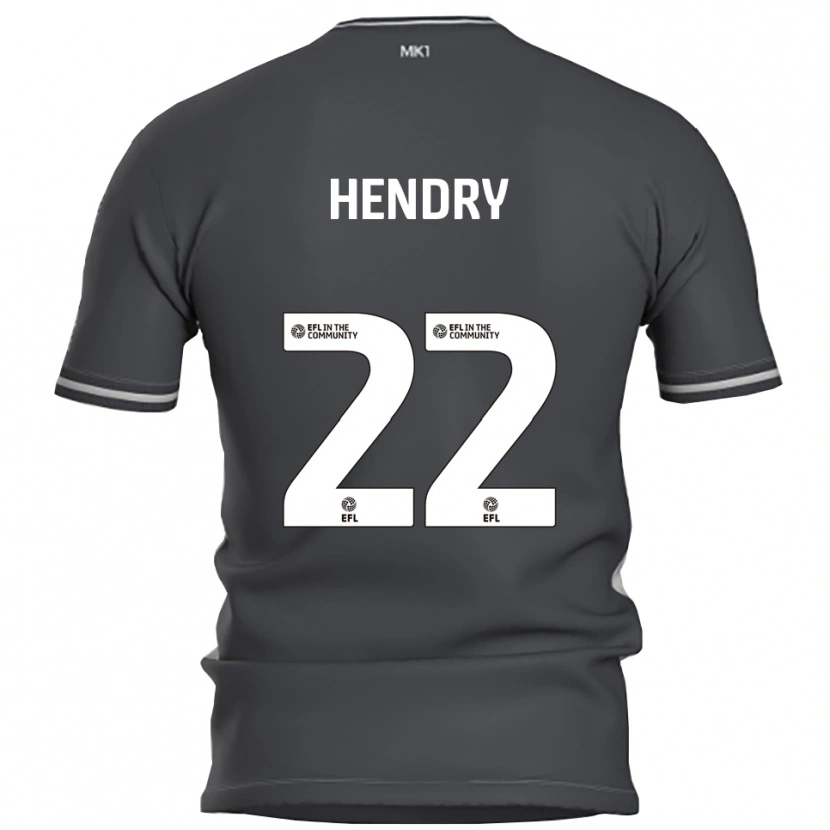 Danxen Dámské Callum Hendry #22 Šedá Stříbrná Daleko Hráčské Dresy 2025/26 Dres
