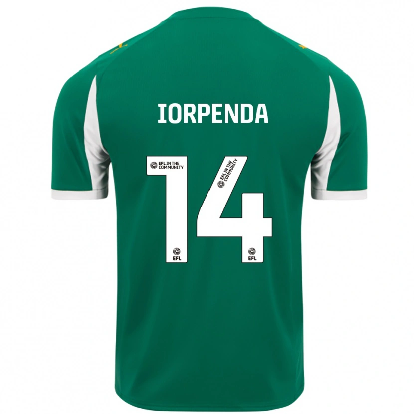Danxen Dámské Tom Iorpenda #14 Zelená Bílá Daleko Hráčské Dresy 2025/26 Dres