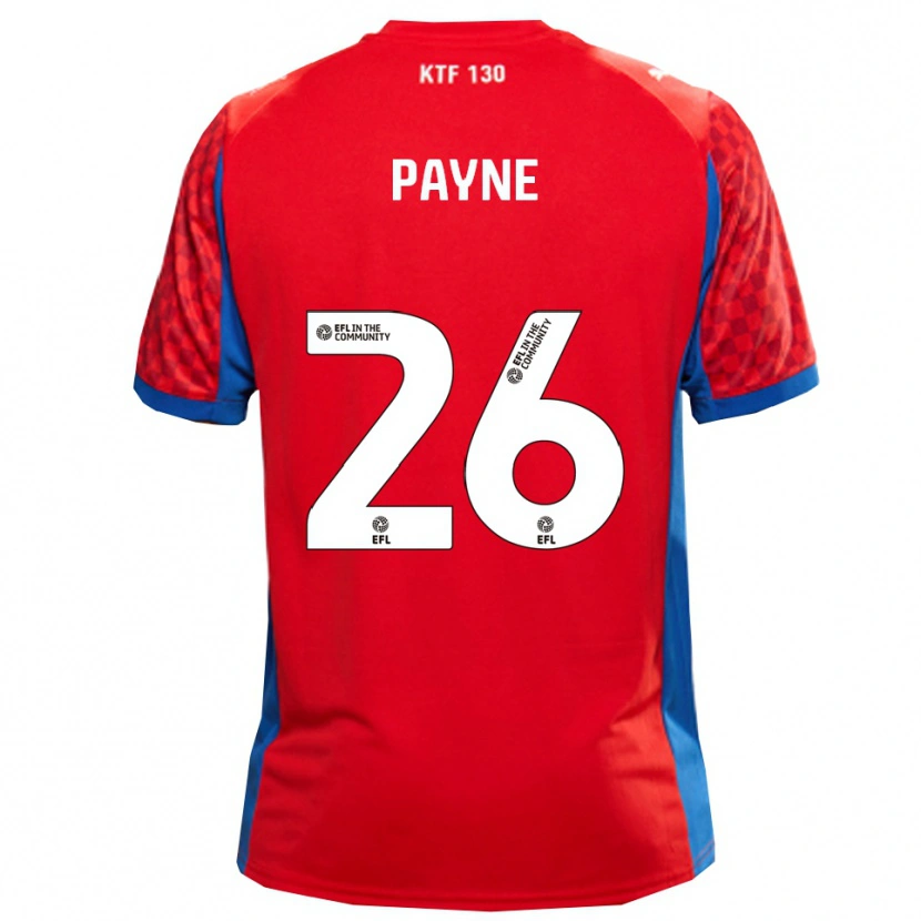 Danxen Dámské Kai Payne #26 Červená Modrá Daleko Hráčské Dresy 2025/26 Dres