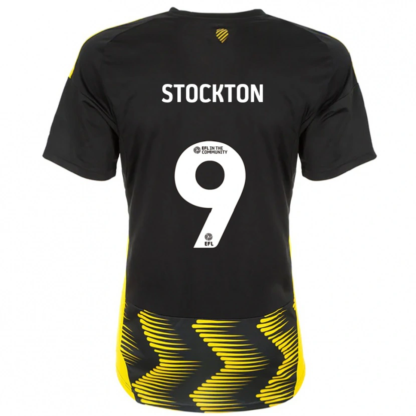 Danxen Dámské Cole Stockton #9 Černá Žlutá Daleko Hráčské Dresy 2025/26 Dres
