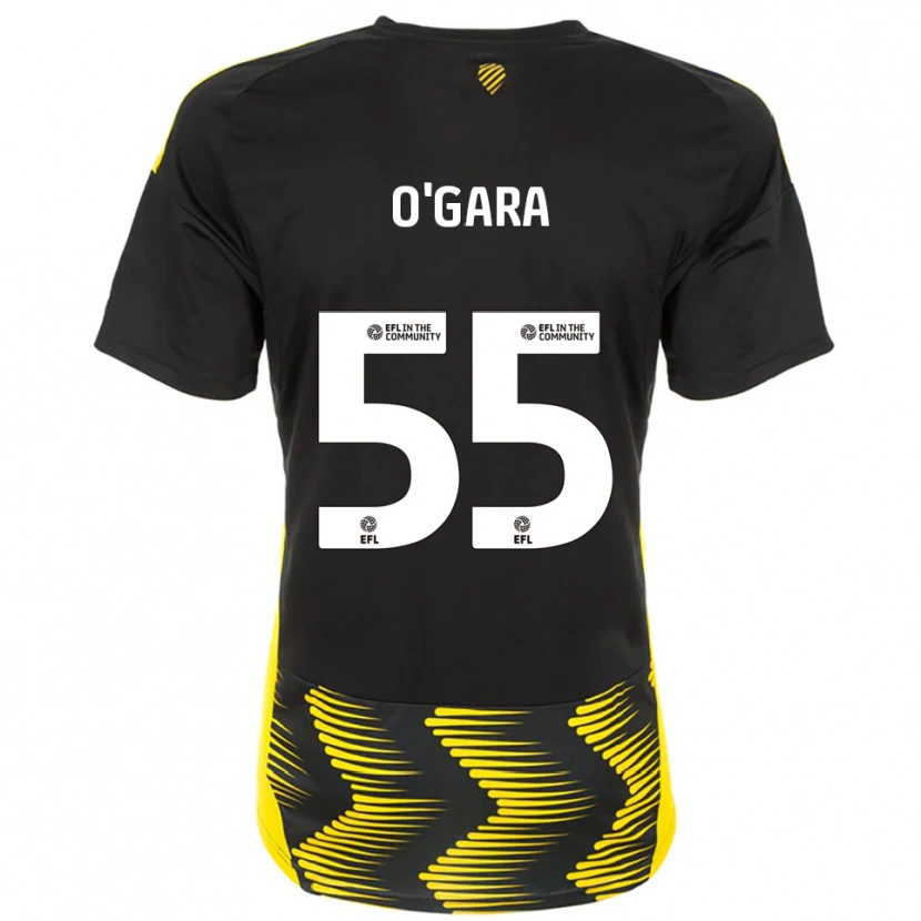 Danxen Dámské Harry O'gara #55 Černá Žlutá Daleko Hráčské Dresy 2025/26 Dres