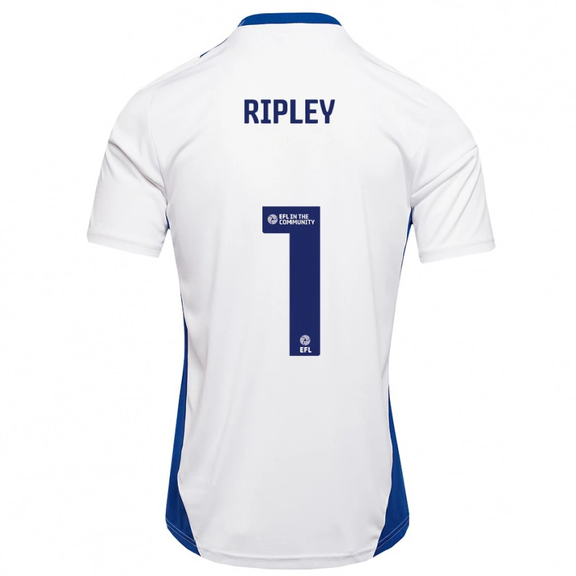 Danxen Dámské Connor Ripley #1 Bílá Modrá Daleko Hráčské Dresy 2025/26 Dres