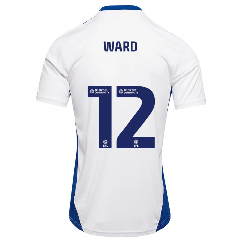 Danxen Dámské Lewis Ward #12 Bílá Modrá Daleko Hráčské Dresy 2025/26 Dres
