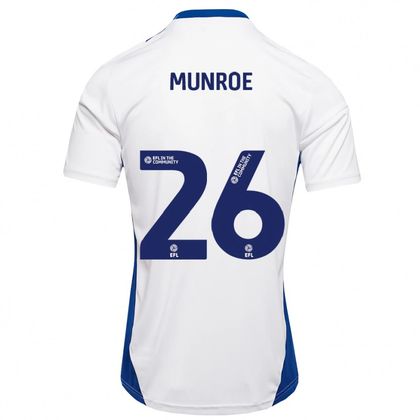 Danxen Dámské Finley Munroe #26 Bílá Modrá Daleko Hráčské Dresy 2025/26 Dres