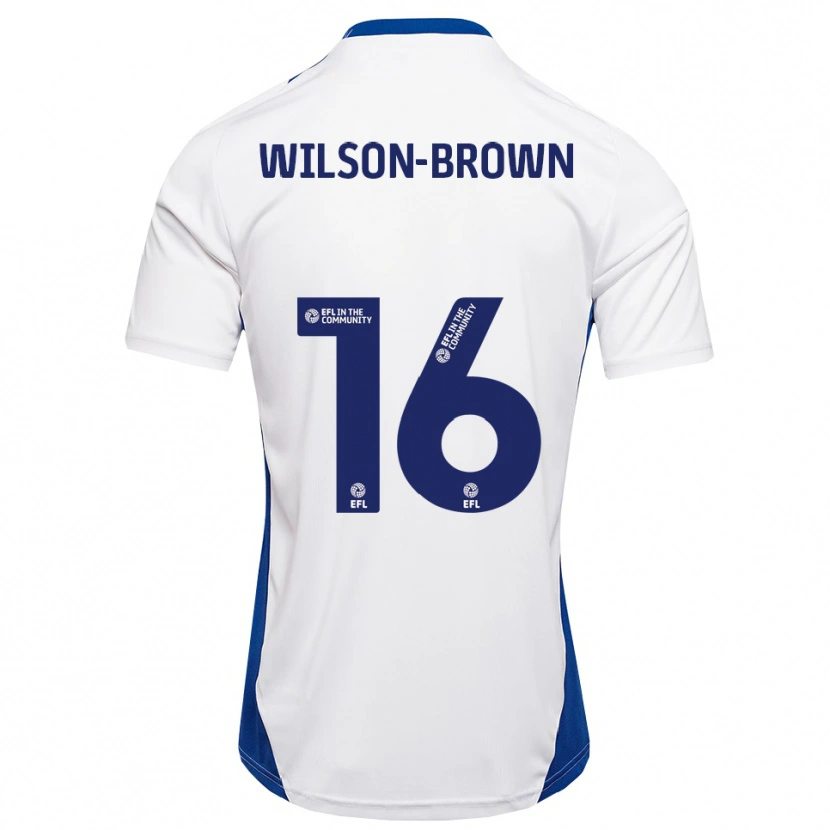 Danxen Dámské Tom Wilson-Brown #16 Bílá Modrá Daleko Hráčské Dresy 2025/26 Dres