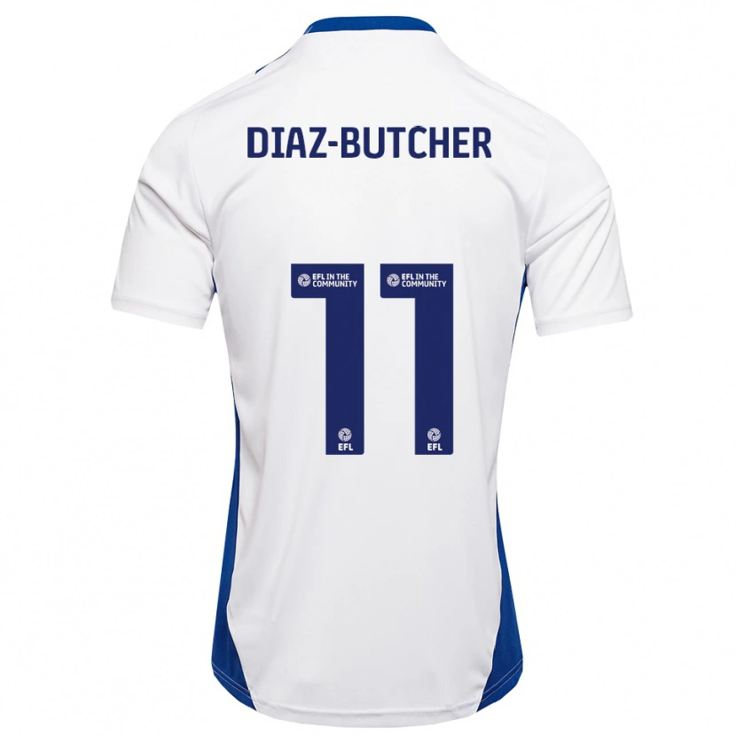 Danxen Dámské Helena Diaz-Butcher #11 Bílá Modrá Daleko Hráčské Dresy 2025/26 Dres