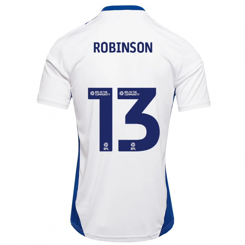 Danxen Dámské Anton Robinson #13 Bílá Modrá Daleko Hráčské Dresy 2025/26 Dres