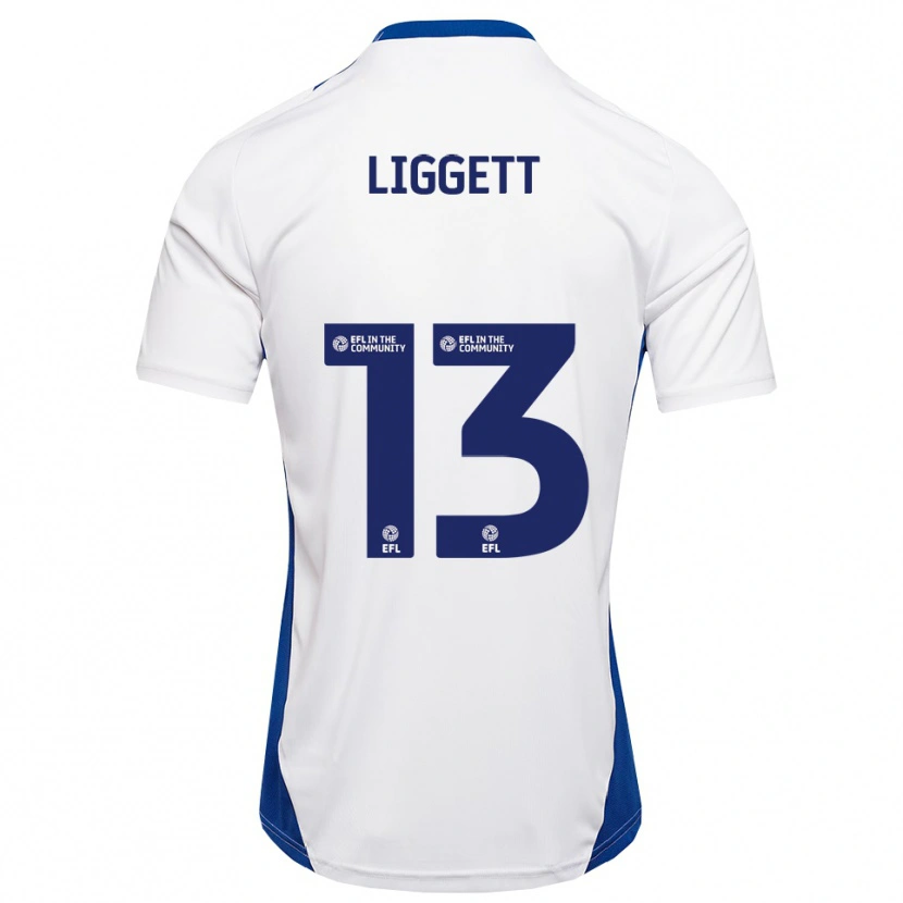 Danxen Dámské Lacy Liggett #13 Bílá Modrá Daleko Hráčské Dresy 2025/26 Dres