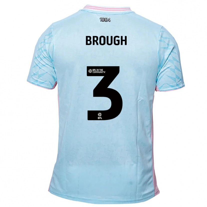 Danxen Dámské Patrick Brough #3 Nebesky Modrá Růžová Daleko Hráčské Dresy 2025/26 Dres