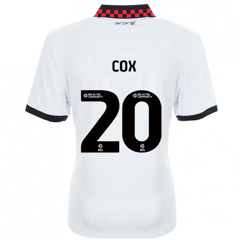 Danxen Dámské Daniel Cox #20 Bílá Černá Daleko Hráčské Dresy 2025/26 Dres
