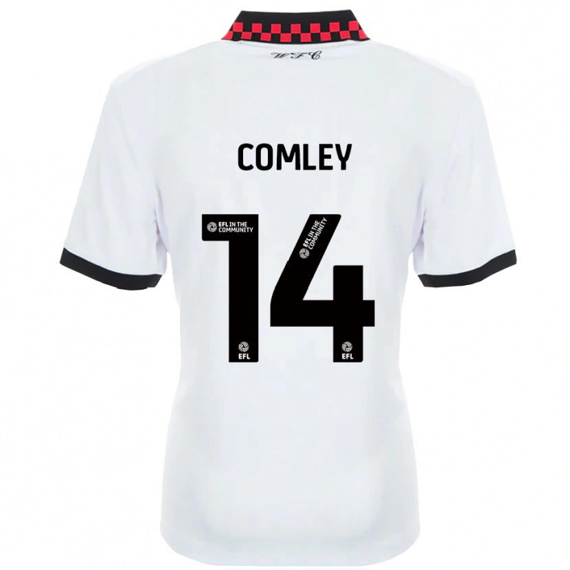 Danxen Dámské Brandon Comley #14 Bílá Černá Daleko Hráčské Dresy 2025/26 Dres