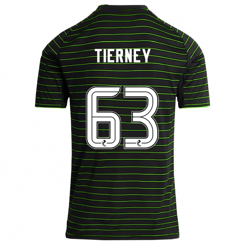 Danxen Dámské Kieran Tierney #63 Černá Zelená Daleko Hráčské Dresy 2025/26 Dres