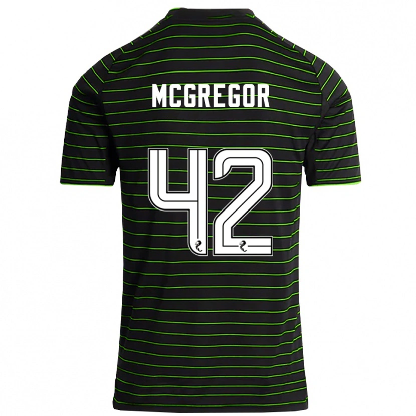 Danxen Dámské Callum Mcgregor #42 Černá Zelená Daleko Hráčské Dresy 2025/26 Dres