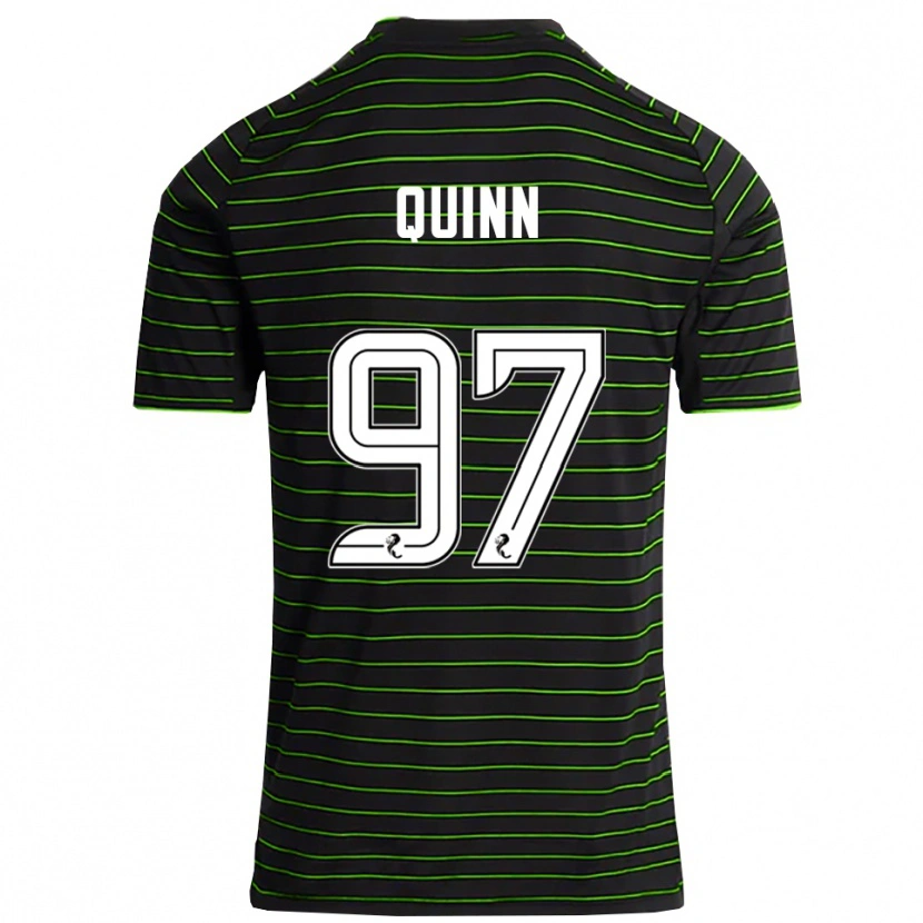 Danxen Dámské Ben Quinn #97 Černá Zelená Daleko Hráčské Dresy 2025/26 Dres