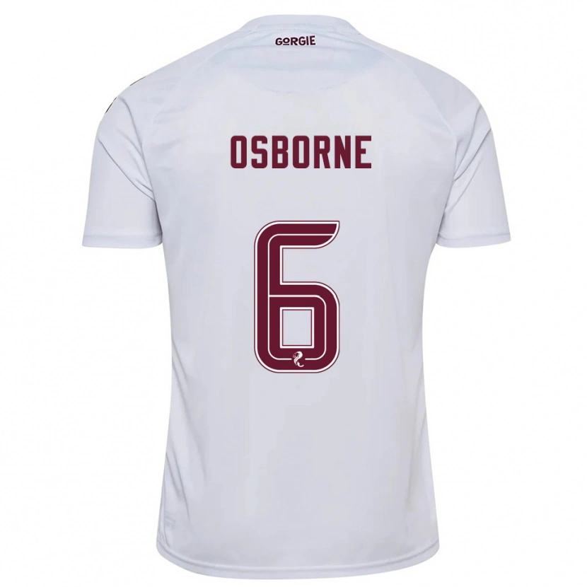 Danxen Dámské Alfie Osborne #6 Bílá Vínová Daleko Hráčské Dresy 2025/26 Dres
