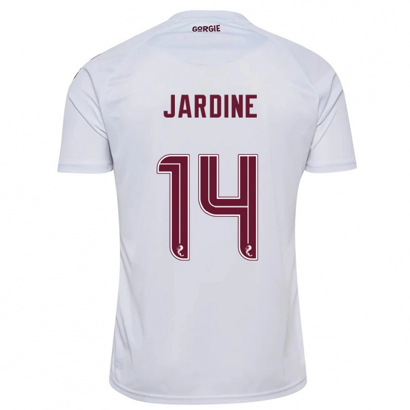 Danxen Dámské Kayla Jardine #14 Bílá Vínová Daleko Hráčské Dresy 2025/26 Dres