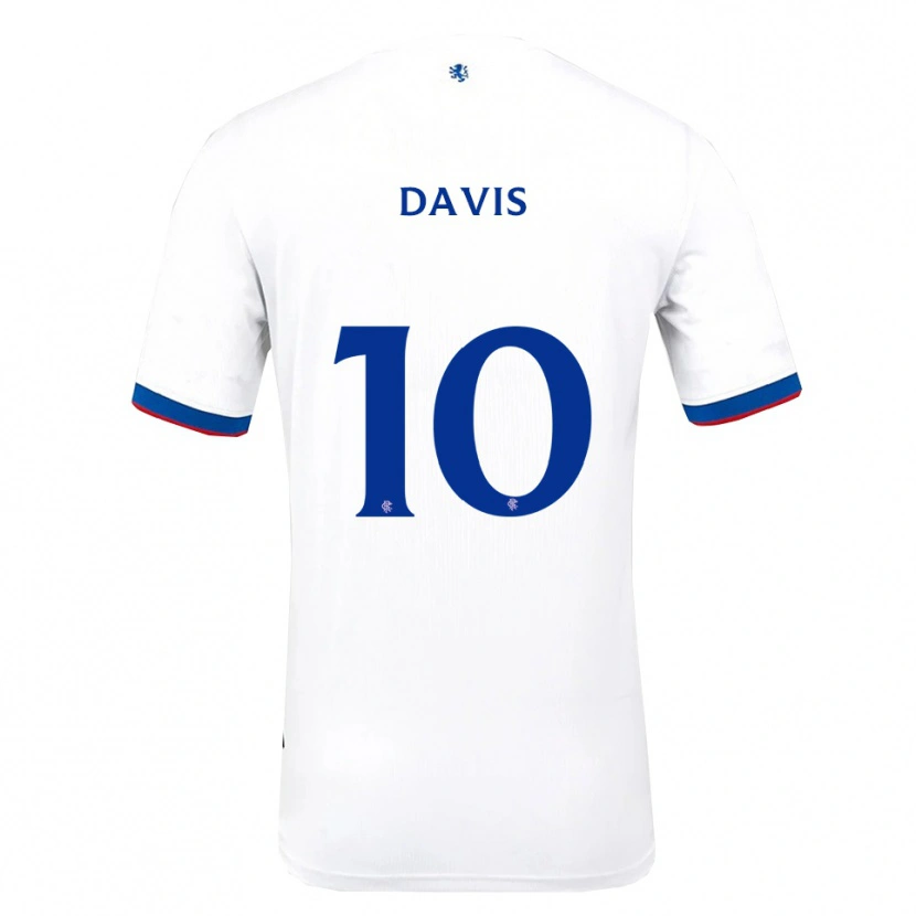 Danxen Dámské Steven Davis #10 Bílá Červená Modrá Daleko Hráčské Dresy 2025/26 Dres