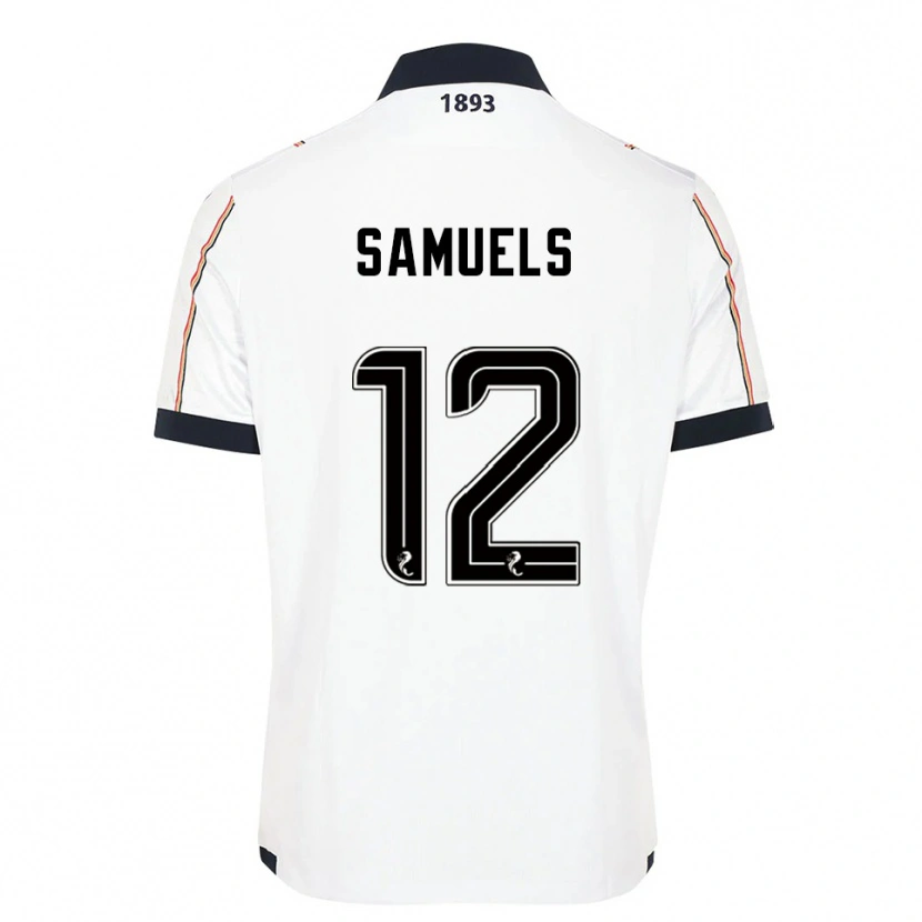 Danxen Dámské Imari Samuels #12 Bílá Námořnická Červená Daleko Hráčské Dresy 2025/26 Dres