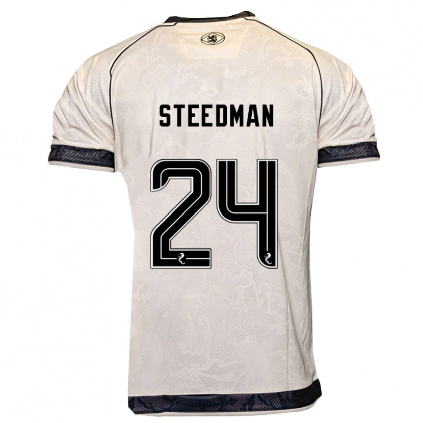 Danxen Dámské Laura Steedman #24 Bílá Černá Daleko Hráčské Dresy 2025/26 Dres