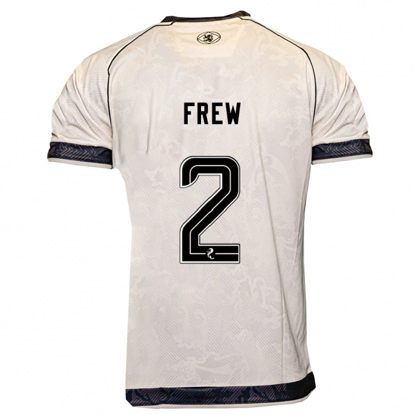 Danxen Dámské Katie Frew #2 Bílá Černá Daleko Hráčské Dresy 2025/26 Dres