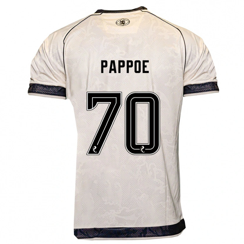 Danxen Dámské Isaac Pappoe #70 Bílá Černá Daleko Hráčské Dresy 2025/26 Dres