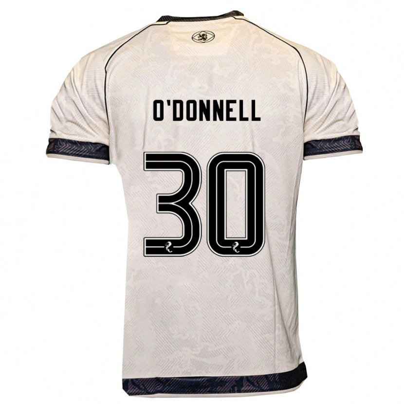Danxen Dámské Lewis O'donnell #30 Bílá Černá Daleko Hráčské Dresy 2025/26 Dres