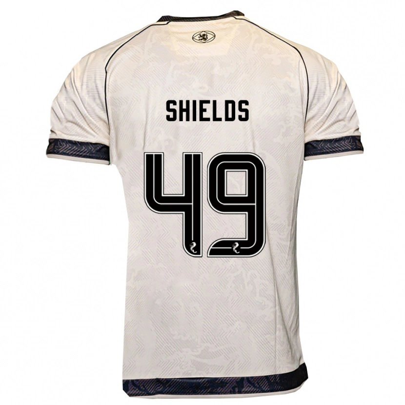 Danxen Dámské Conal Shields #49 Bílá Černá Daleko Hráčské Dresy 2025/26 Dres