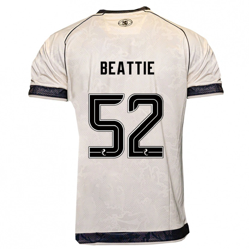 Danxen Dámské Calvin Beattie #52 Bílá Černá Daleko Hráčské Dresy 2025/26 Dres