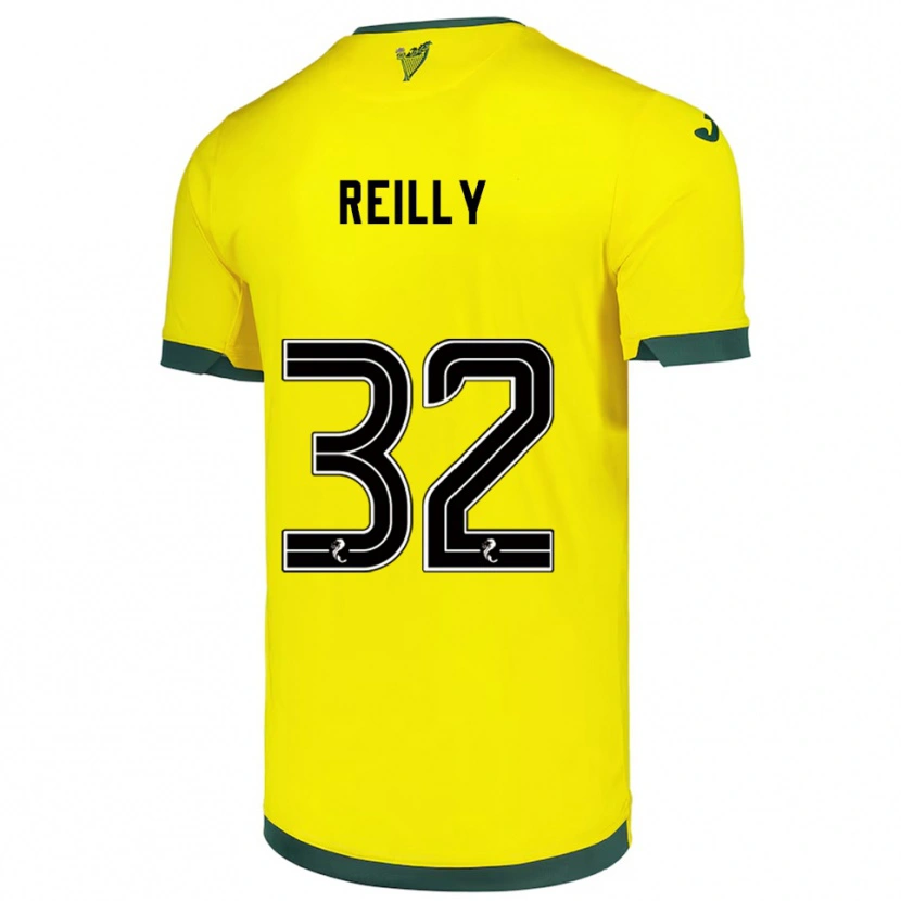 Danxen Dámské Kirsten Reilly #32 Žlutá Zelená Daleko Hráčské Dresy 2025/26 Dres