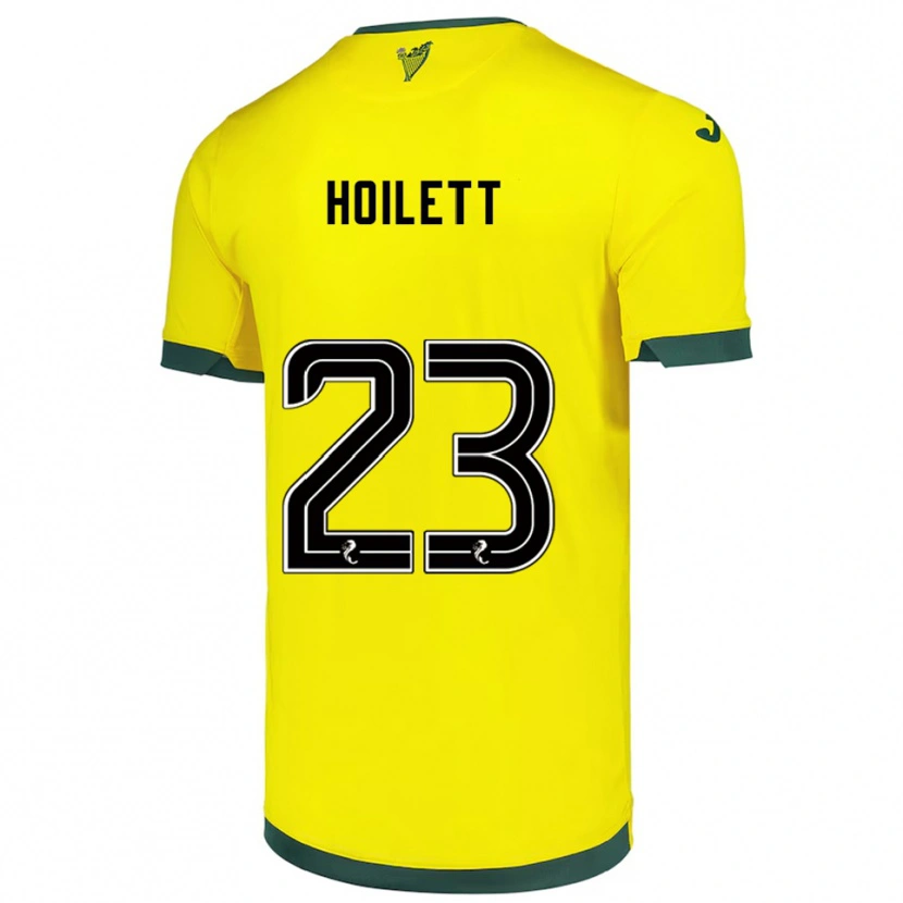 Danxen Dámské Junior Hoilett #23 Žlutá Zelená Daleko Hráčské Dresy 2025/26 Dres