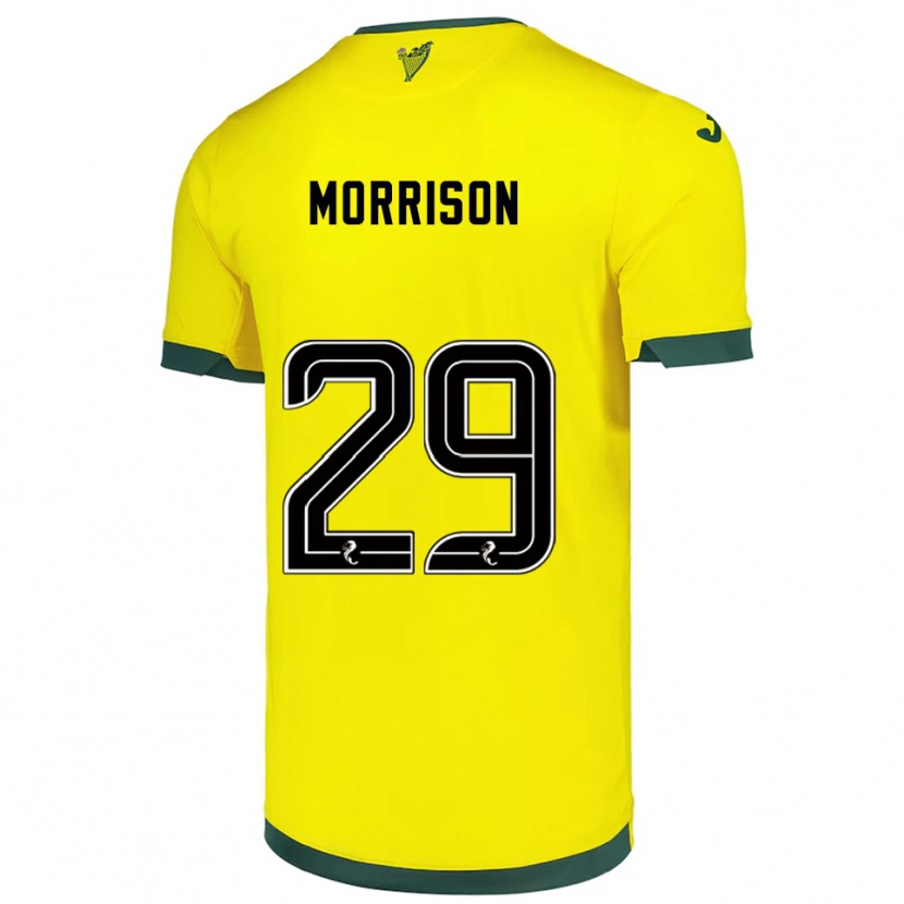 Danxen Dámské Kirsty Morrison #29 Žlutá Zelená Daleko Hráčské Dresy 2025/26 Dres