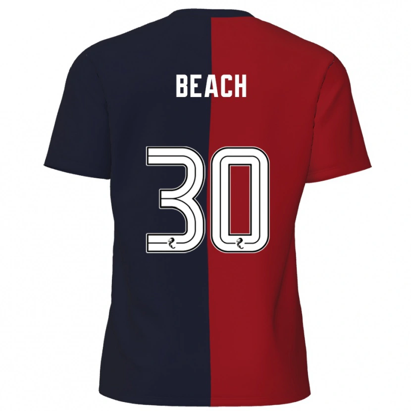 Danxen Dámské Eddie Beach #30 Červená Námořnická Daleko Hráčské Dresy 2025/26 Dres