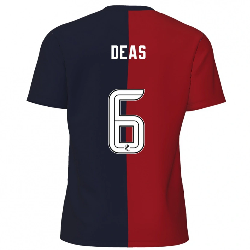 Danxen Dámské Robbie Deas #6 Červená Námořnická Daleko Hráčské Dresy 2025/26 Dres