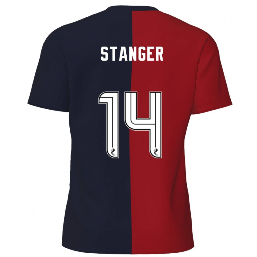 Danxen Dámské George Stanger #14 Červená Námořnická Daleko Hráčské Dresy 2025/26 Dres