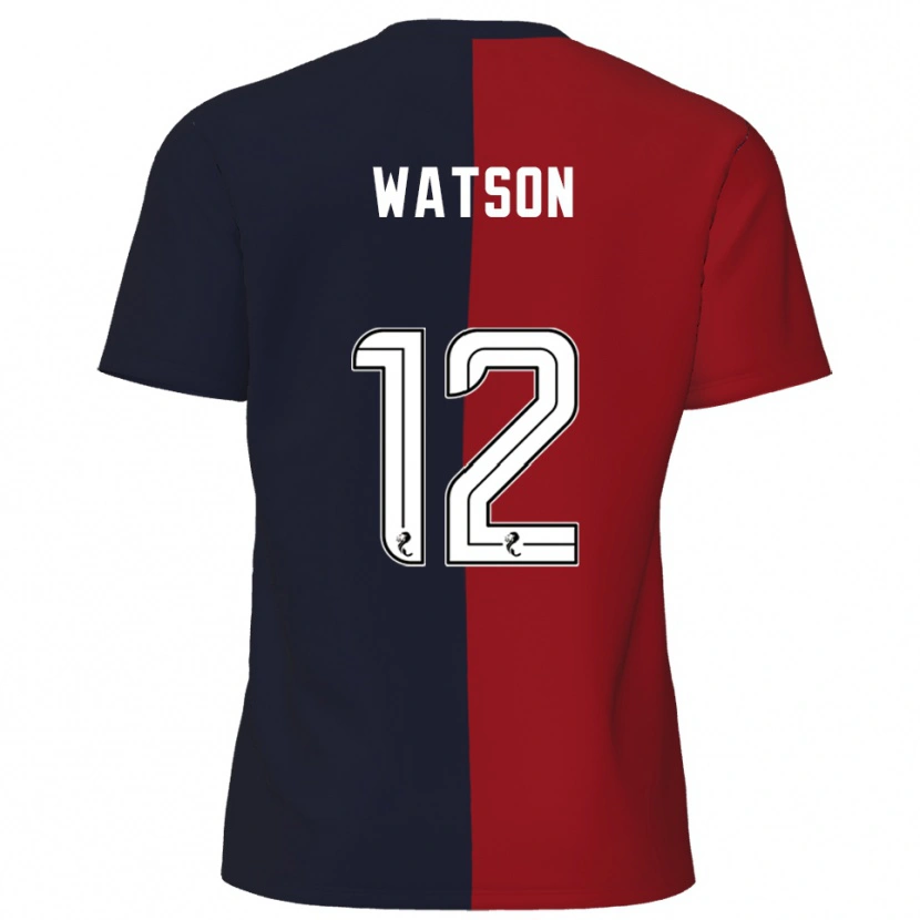 Danxen Dámské David Watson #12 Červená Námořnická Daleko Hráčské Dresy 2025/26 Dres