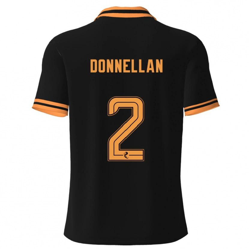 Danxen Dámské Shaun Donnellan #2 Černá Žlutá Daleko Hráčské Dresy 2025/26 Dres